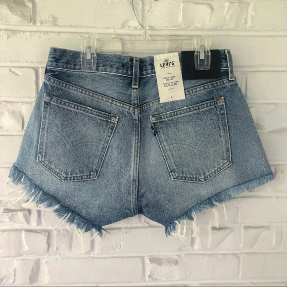 Levi's Made & Crafted Cheeky High Rise Denim Short - Picture 7 of 8